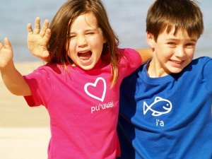 Kids with Keiki Kruiser t-shirts