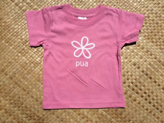 pink Pua (flower) kid's t-shirt