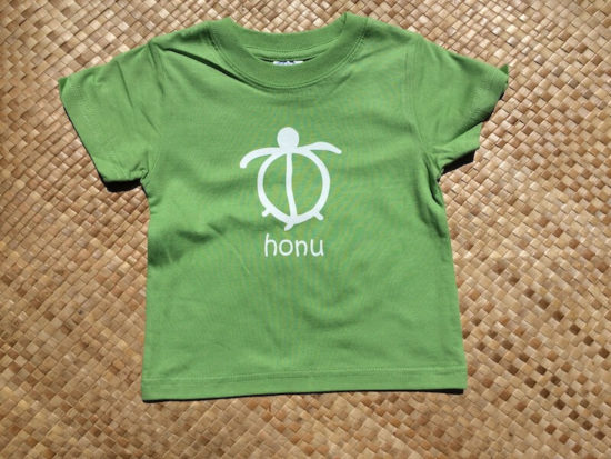 green Honu kid's t-shirt