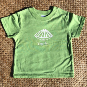 green Opihi (limpet) kid's t-shirt