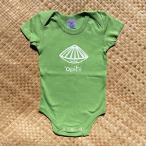 green Opihi onesie