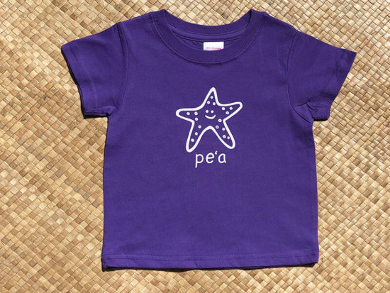starfish design purple hawaiian t-shirt